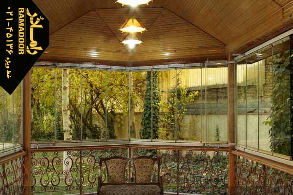 آلاچیق شیشه ای تاشو