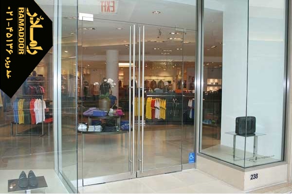 درب شیشه ای لولایی درب شیشه ای لولایی