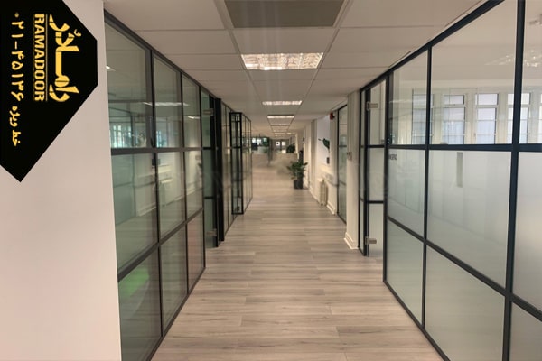 پارتیشن اداری دوجداره