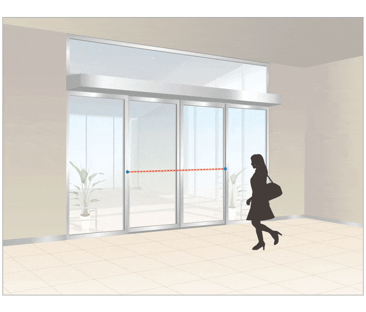 درب اتوماتیک شیشه ای