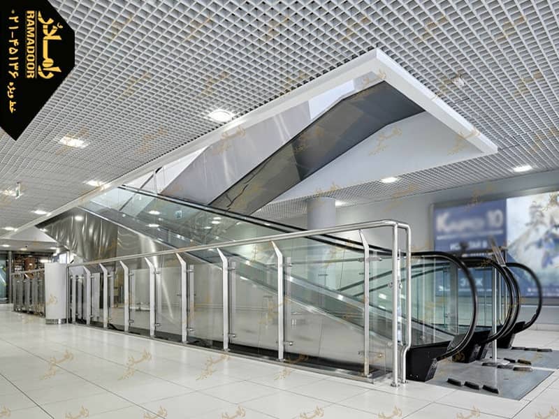 هندریل شیشه ای برای پله برقی هندریل شیشه ای برای پله برقی