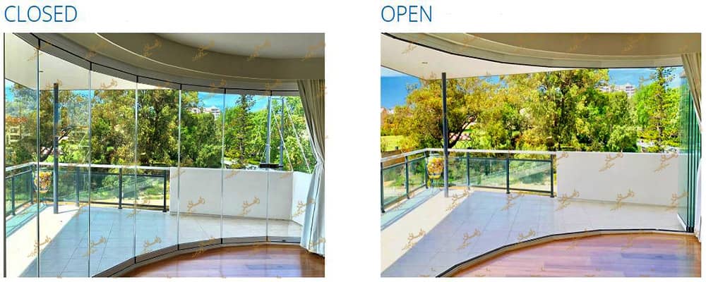 شیشه بالکن شیشه بالکن