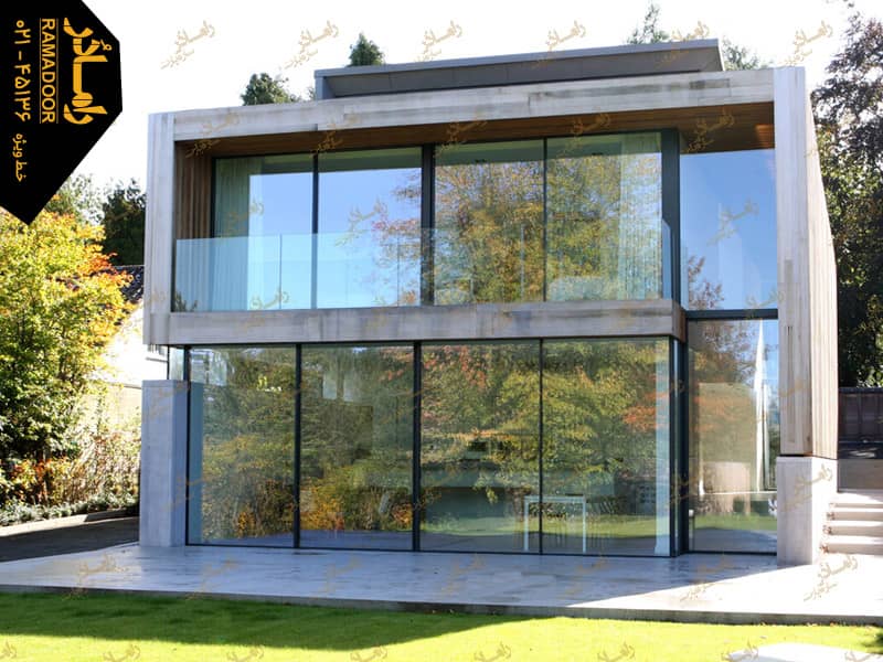 نمای شیشه ای نمای شیشه ای