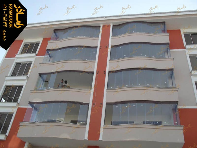 اجرای شیشه تاشو بالکنی اجرای شیشه تاشو بالکنی