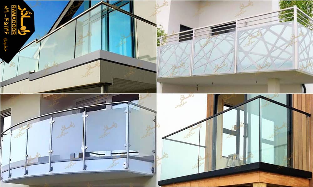 ارتفاع جانپناه شیشه ای