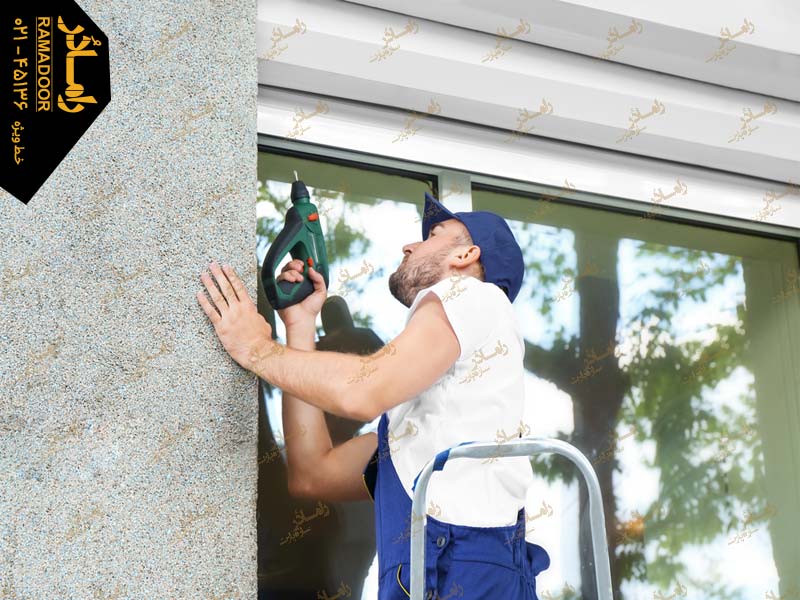 نصب موتور کرکره برقی نصب موتور کرکره برقی