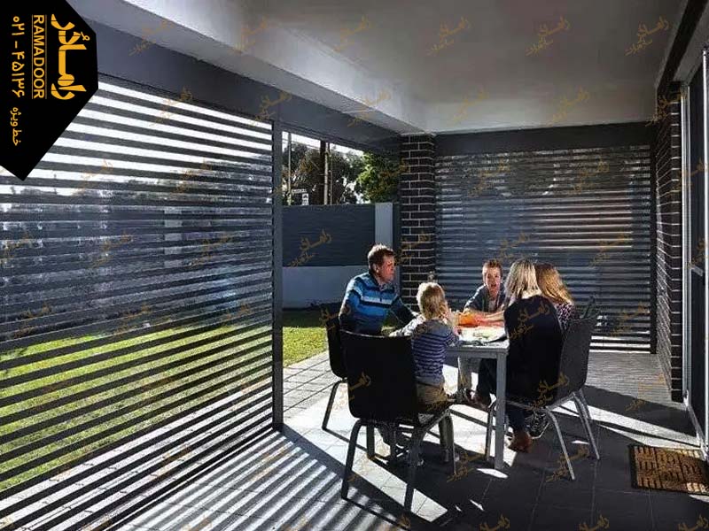 کرکره برقی پلی کربنات