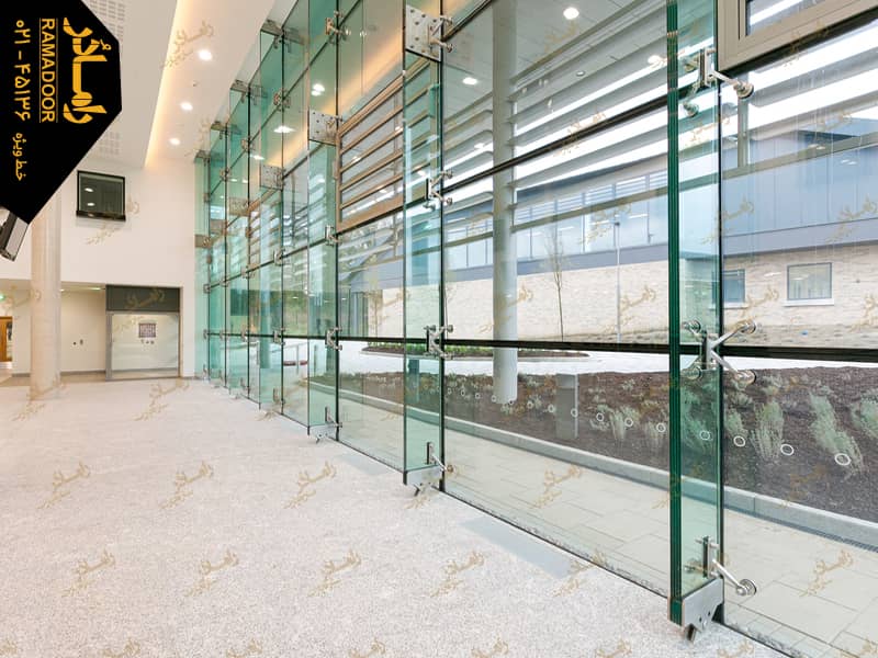 نصب نمای شیشه ای نصب نمای شیشه ای