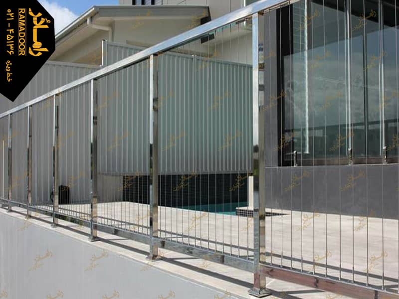 نرده استیل دور استخر نرده استیل دور استخر