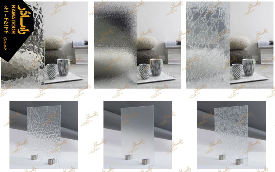 شیشه مشجر برفی شیشه مشجر برفی