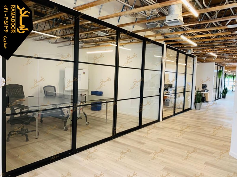 پارتیشن شیشه ای پارتیشن شیشه ای