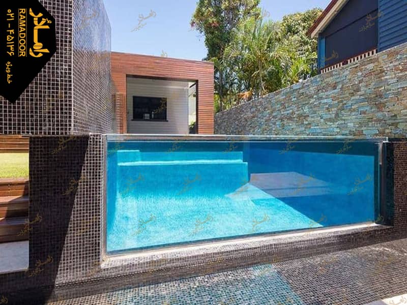 آب بندی شیشه استخر آب بندی شیشه استخر