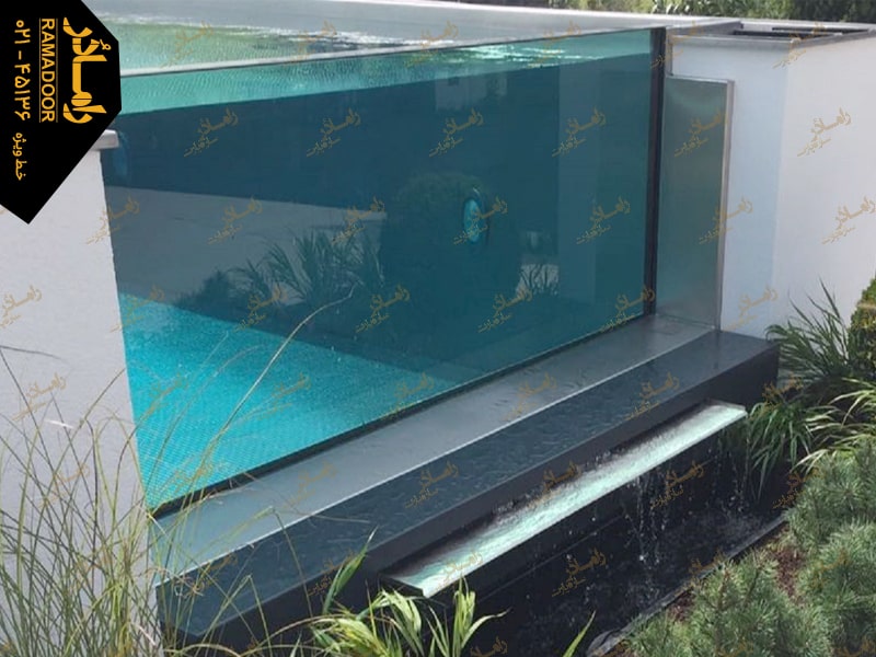 نصب استخر شیشه ای نصب استخر شیشه ای