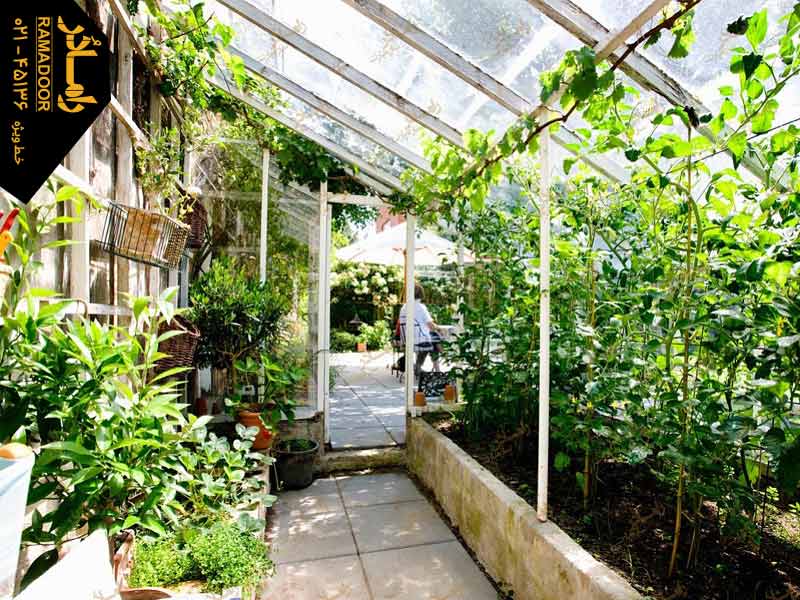 گلخانه شیشه ای