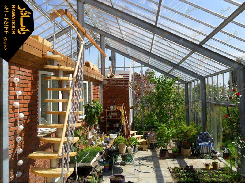 گلخانه شیشه ای