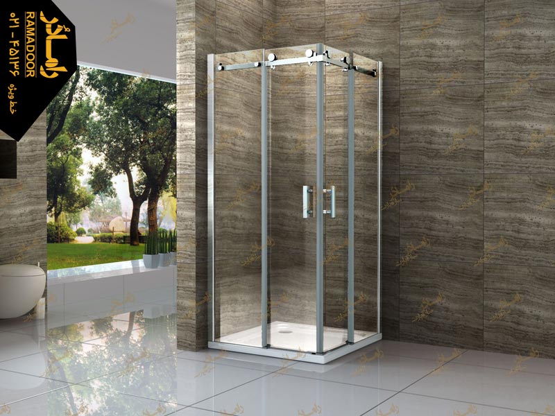 دور دوش شیشه ای