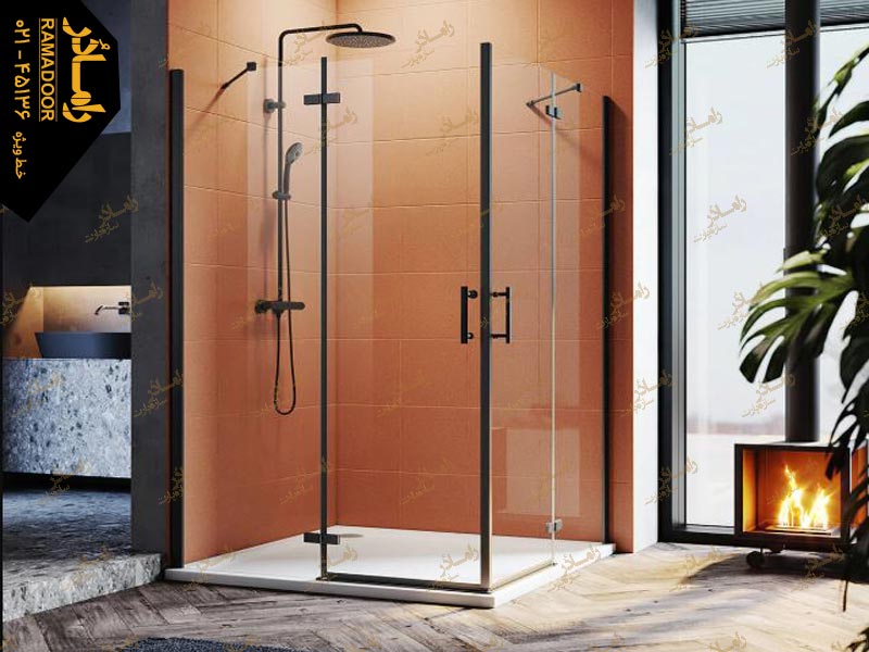 دور دوش شیشه ای